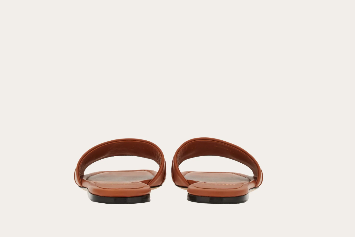 Dép Salvatore Ferragamo Flat Slide ‘Tan’ 01G997-769637 - Ảnh 4