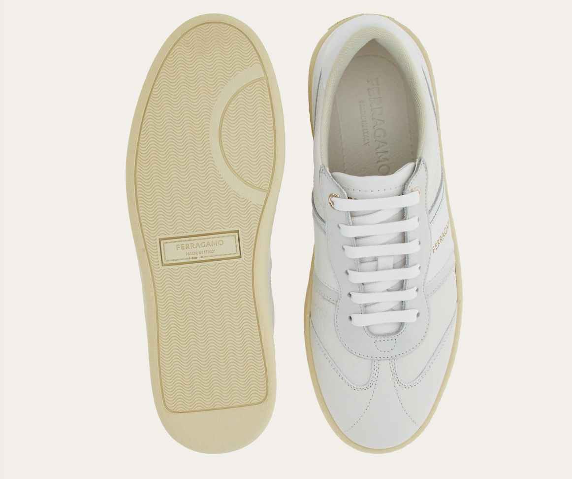 Giày Salvatore Ferragamo Low-top Sneaker ‘White’ 030418-766117 - Ảnh 5