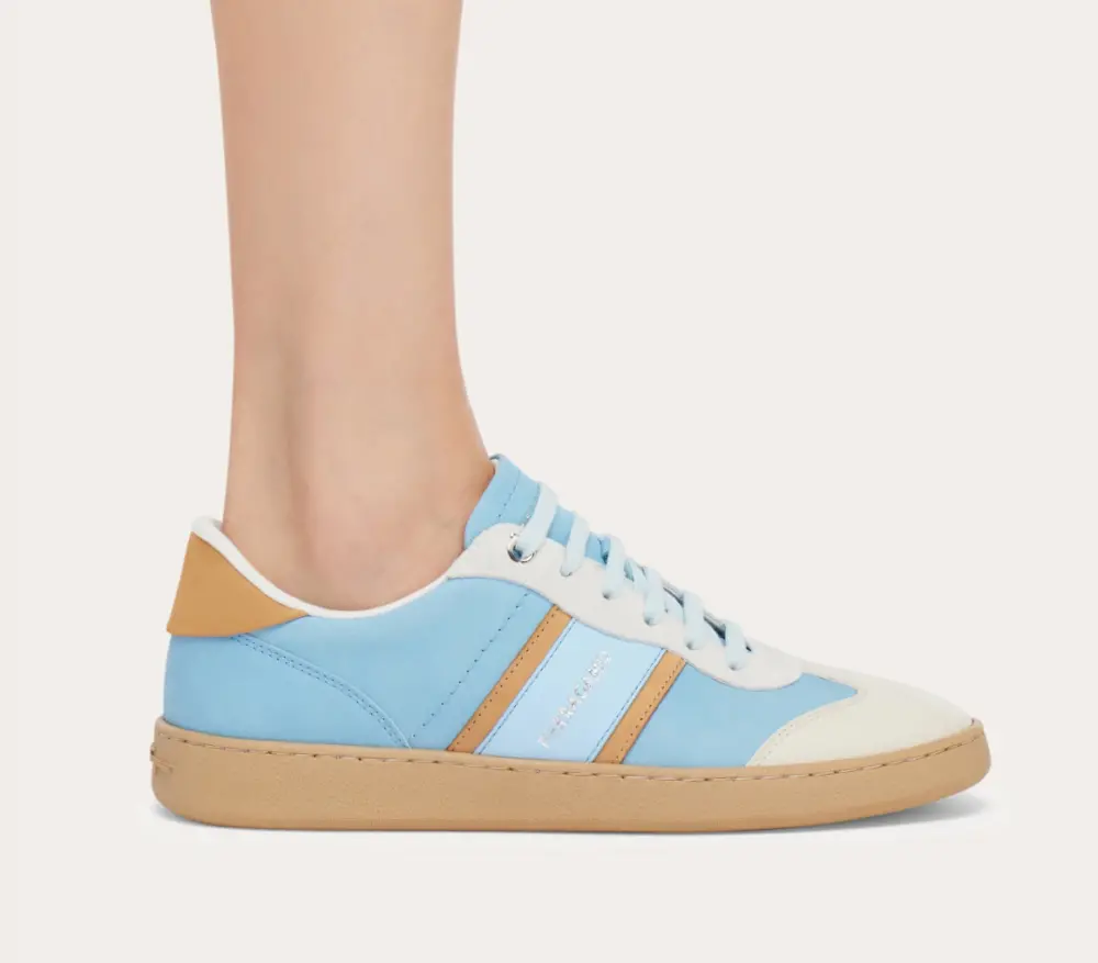 Alternative view of Giày Salvatore Ferragamo Low-top Sneaker ‘Sky Blue’ 030418-776688