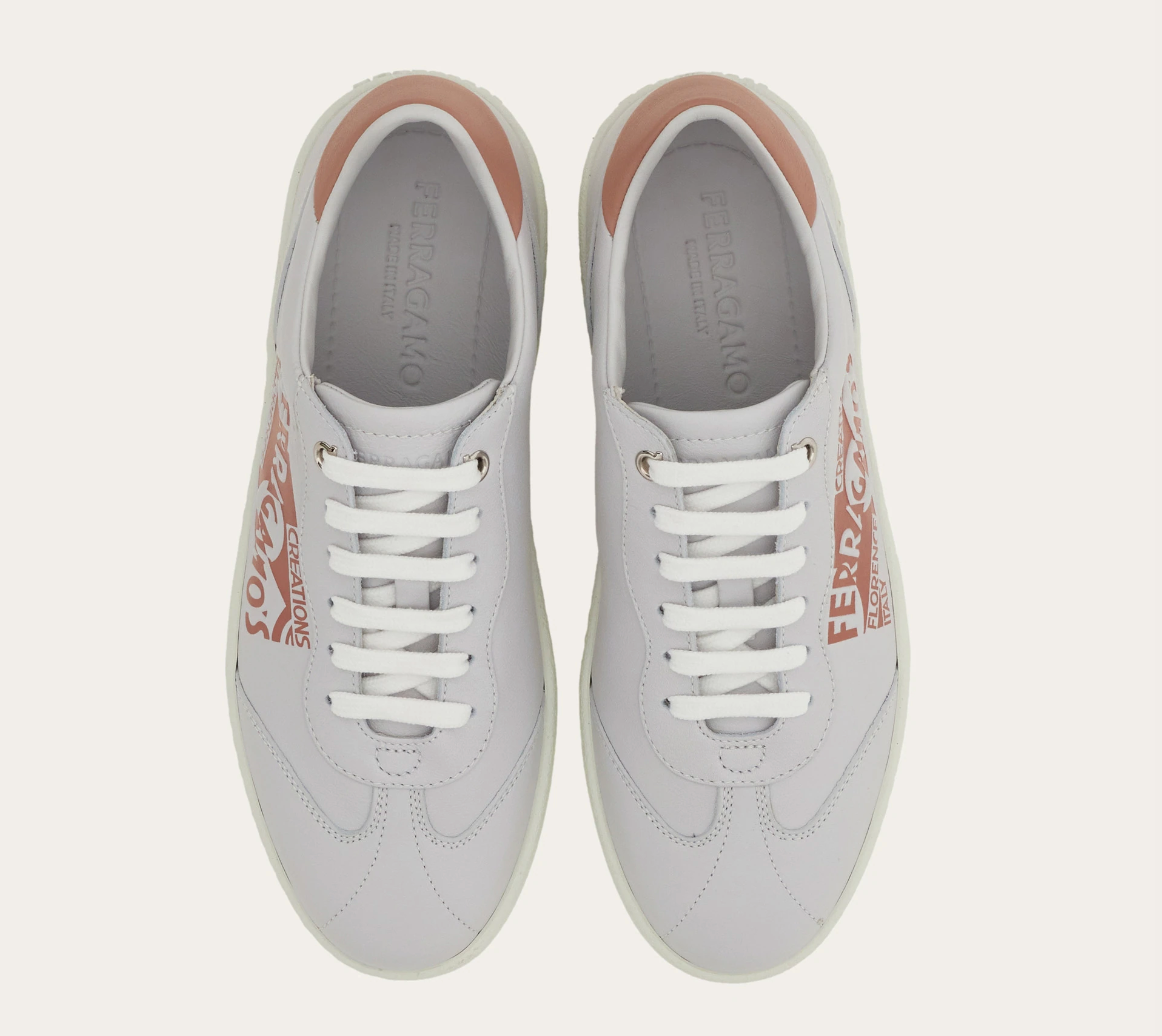 Giày Salvatore Ferragamo Low-top Sneaker ‘Ice Rose’ 030633-775054 - Ảnh 3