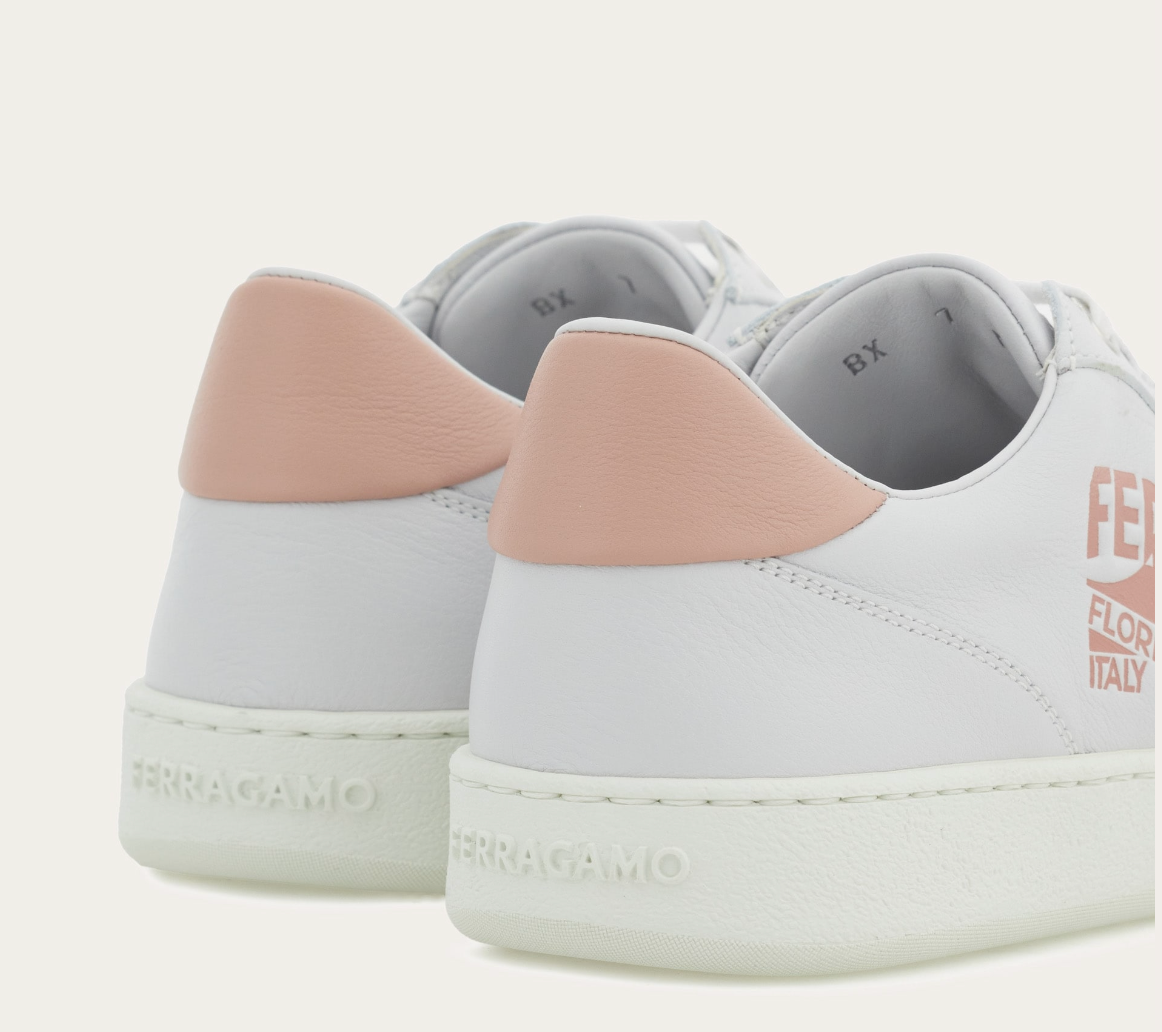 Giày Salvatore Ferragamo Low-top Sneaker ‘Ice Rose’ 030633-775054 - Ảnh 4