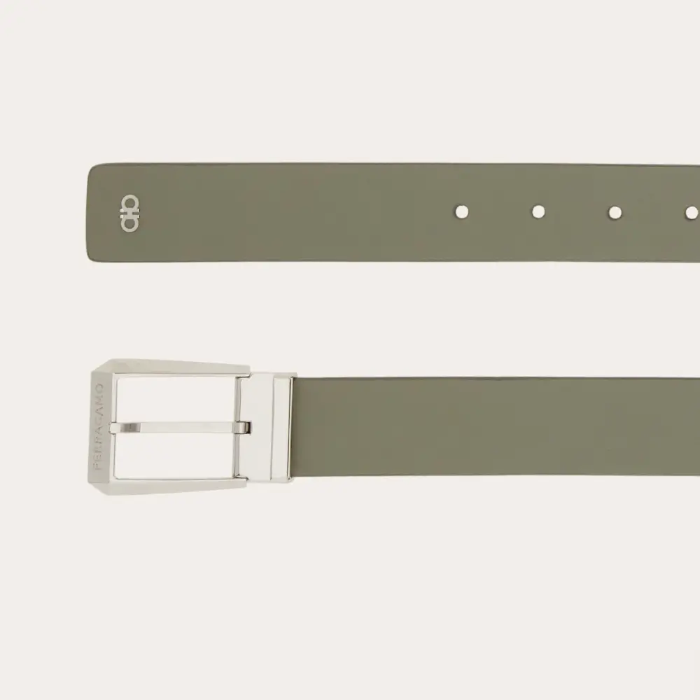 Alternative view of Thắt Lưng Salvatore Ferragamo Reversible ‘Grey’ 670374-775806