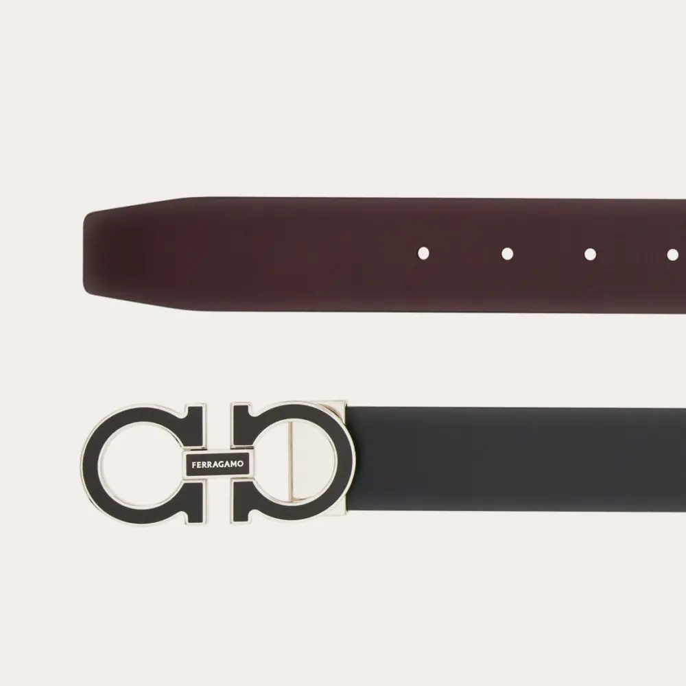 Alternative view of Thắt Lưng Salvatore Ferragamo Gancini Belt ‘Black’ 670384-776399