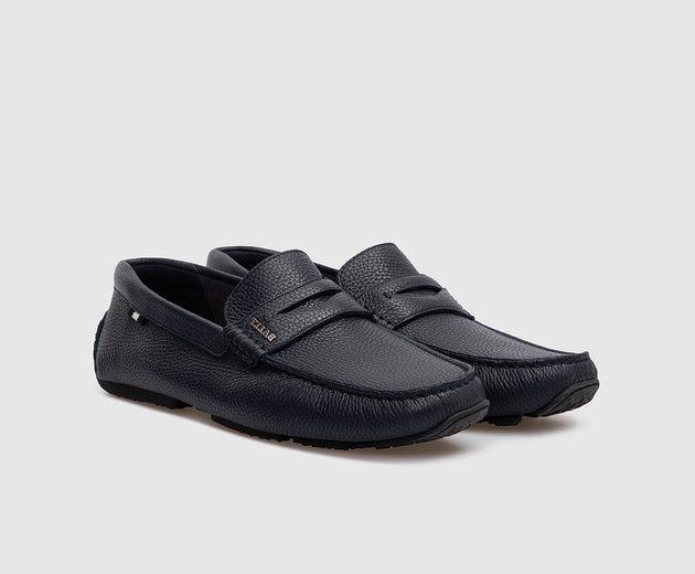 Alternative view of Giày Bally Pavel Leather Loafers ‘Navy’ 6234458