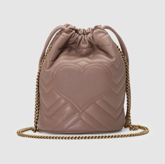 Túi Gucci Mini GG Marmont Bucket Bag 575163 DTDRT 5729 - Ảnh 3