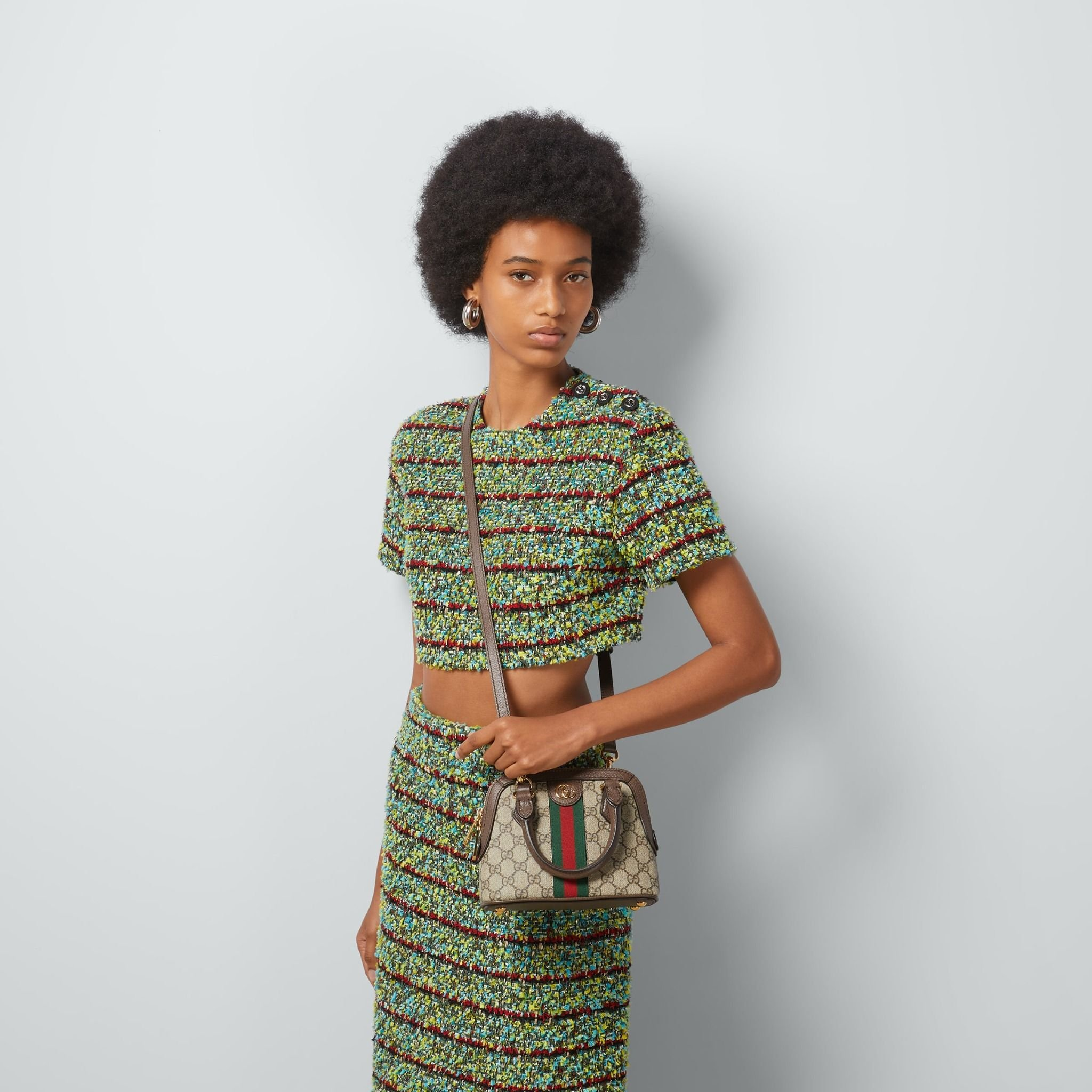 Túi Gucci Ophidia Mini Top Handle Bag 'Beige' 772216-96IWG-8745 - Ảnh 6