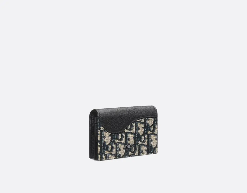 Alternative view of Ví Dior Saddle Business Card Holder ‘Beige Black’ 2ADCH166YKS-H05E
