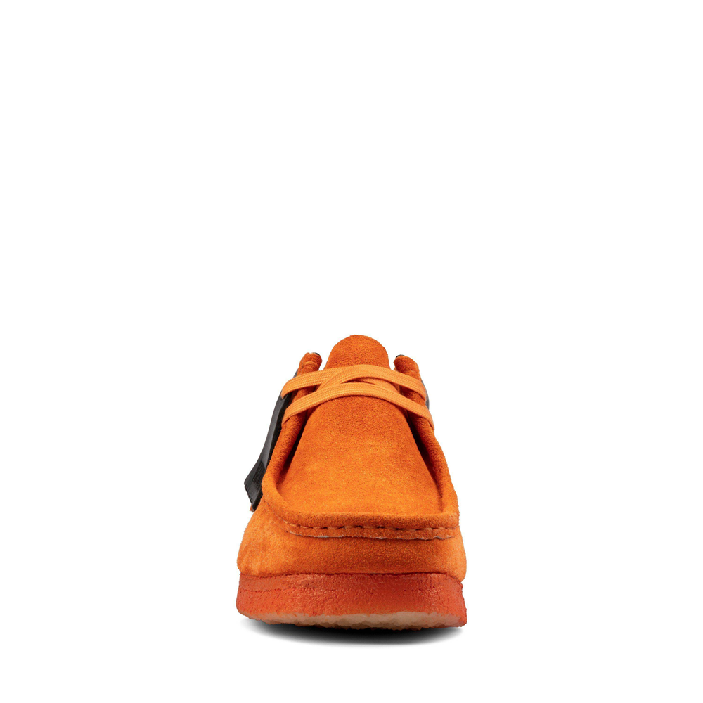 Giày Clarks Originals Wallabee Boot ‘Orange’ 26163072 - Ảnh 4