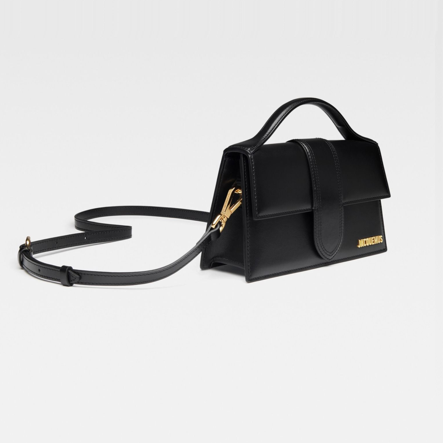 Túi Jacquemus Large Bambino ‘Black’ 213BA007-3000-990 - Ảnh 3