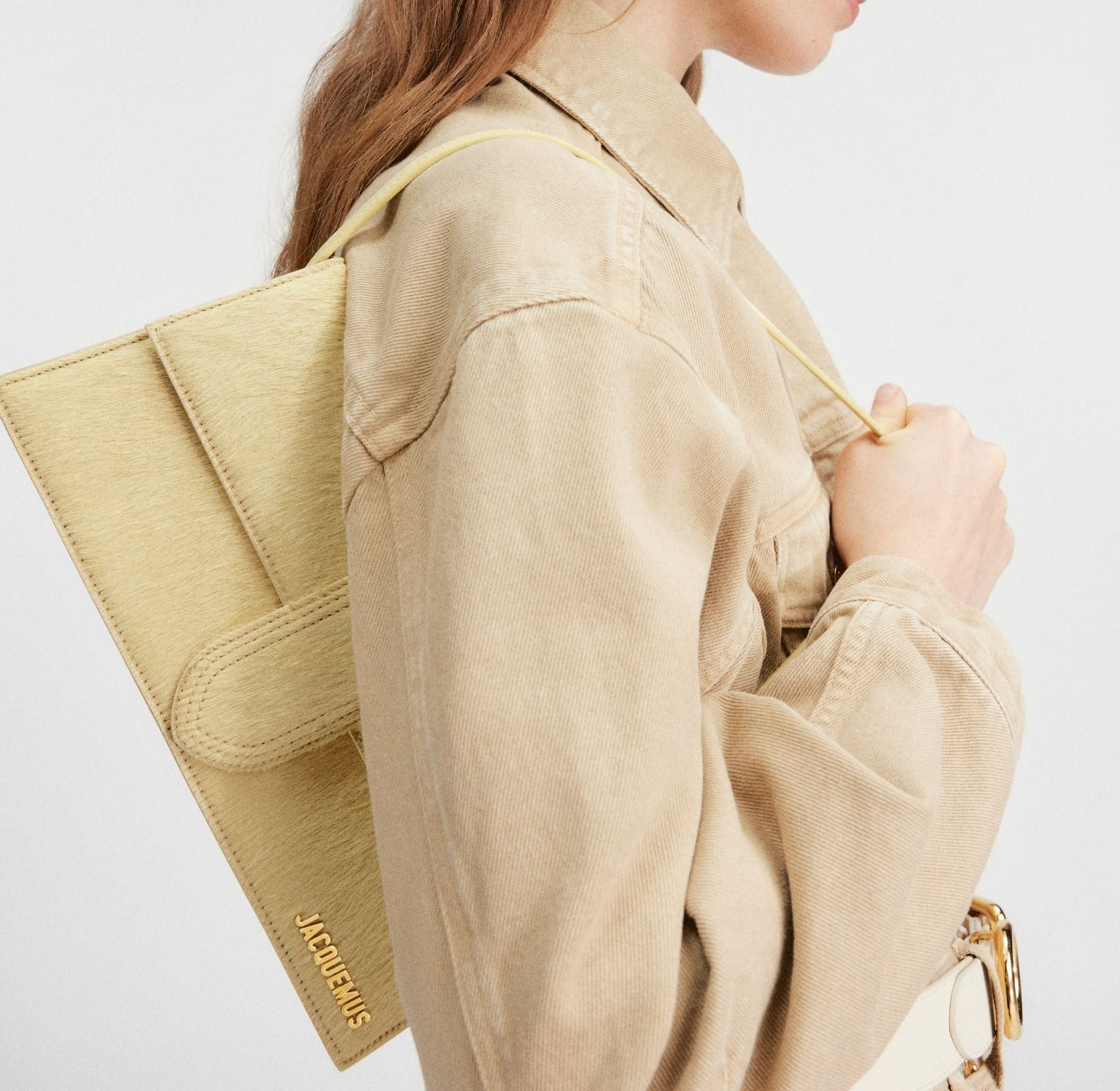 Túi Jacquemus The Long ‘Pale Yellow’ 221BA013-3112-205 - Ảnh 2