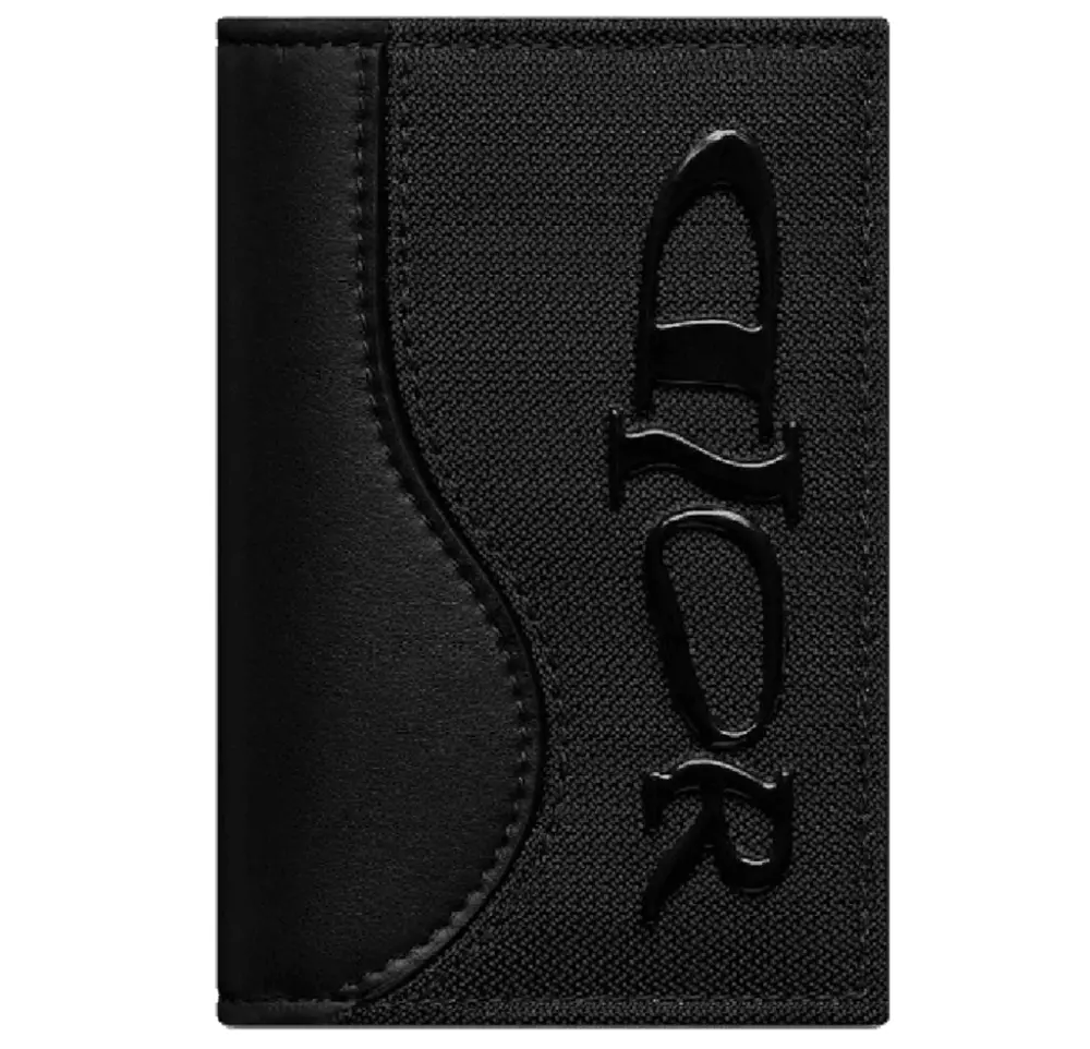 Ví Dior Lewis Hamilton Saddle Card Holder ‘Black’ 2ADCH169LWH-H00N