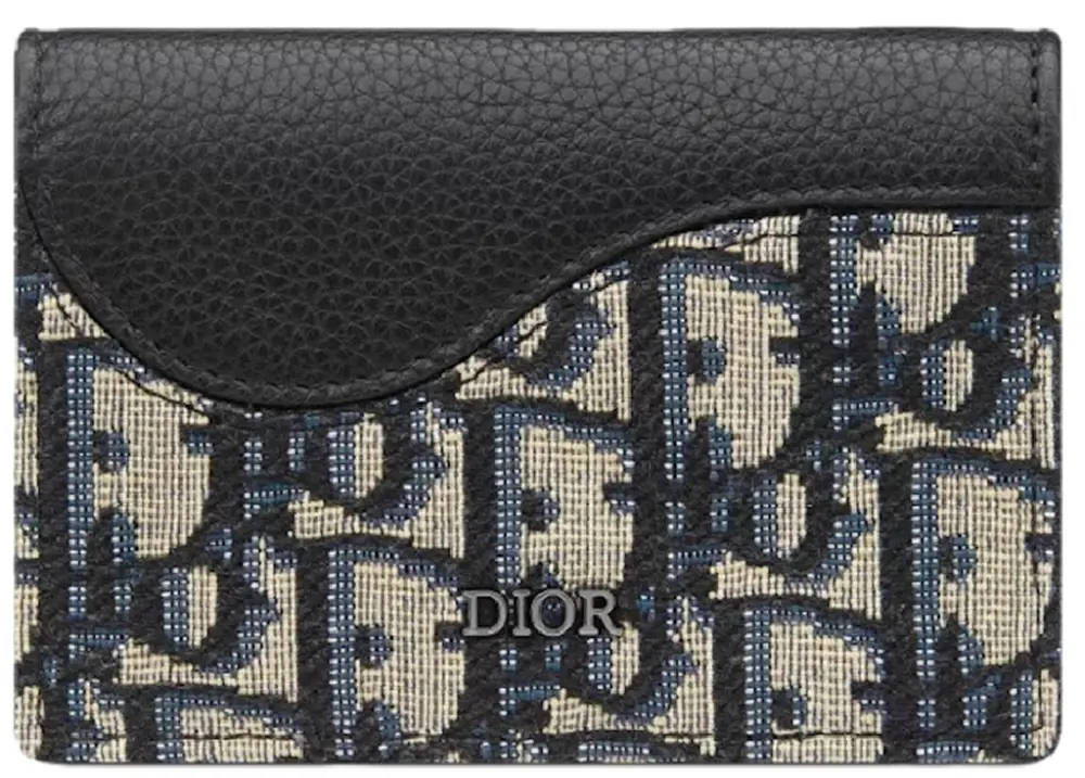 Ví Dior Saddle Business Card Holder ‘Beige Black’ 2ADCH166YKS-H05E
