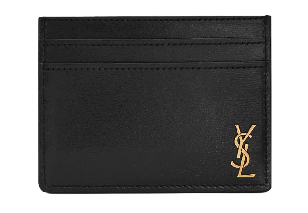 Ví Saint Laurent Tiny Cassandre Credit Card ‘Black’ 60760302G0W1000