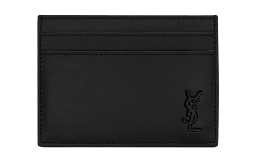 Ví Saint Laurent Tiny Cassandre Card ‘Black’ 6076031JB0U1000