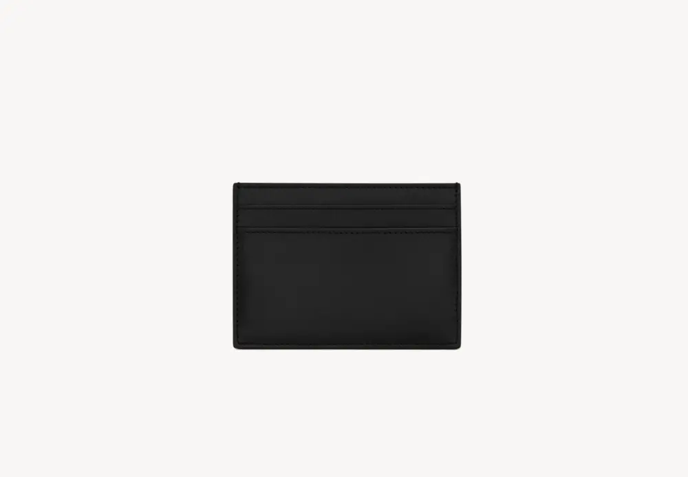 Alternative view of Ví Saint Laurent Tiny Cassandre Card ‘Black’ 6076031JB0U1000