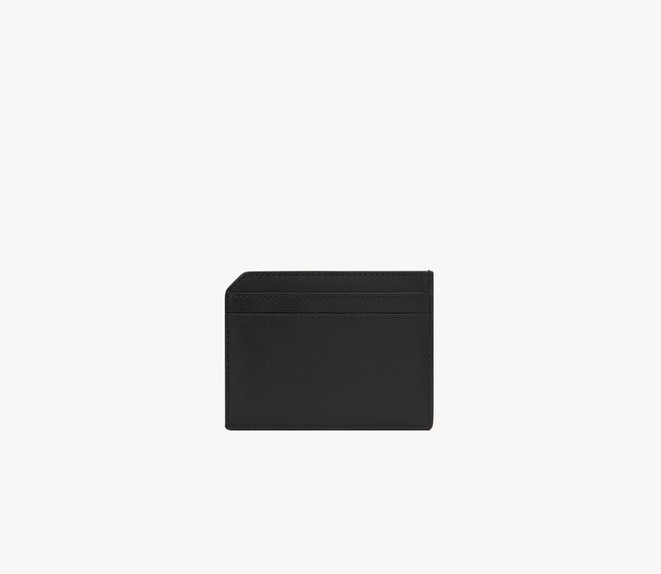 Ví Saint Laurent Tiny Cassandre Open Card ‘Black’ 75820302G0W1000 - Ảnh 3