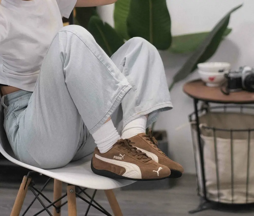 Alternative view of Giày Puma Speedcat OG 'Dark Brown' 406329-31
