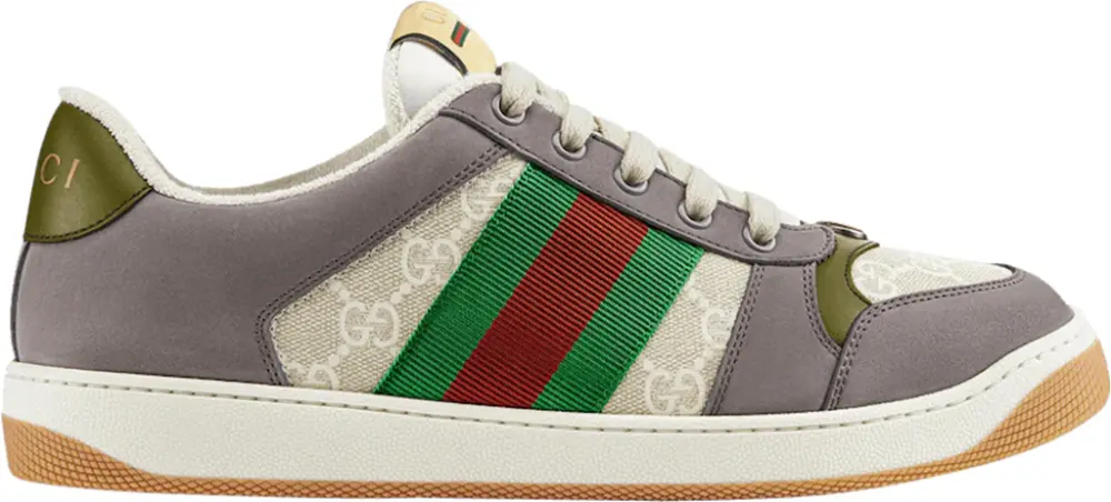 Giày Gucci Screener GG Canvas ‘Grey Beige’ 703648-UULG0-9680