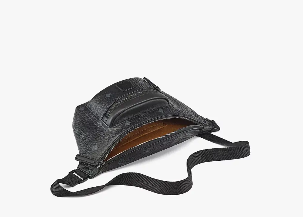 Alternative view of Túi MCM Fursten Belt Bag in Visetos ‘Black’ MMZCAFI01BK001