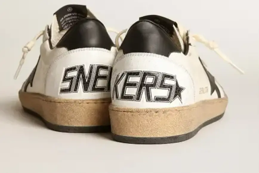 Giày Golden Goose Ball Star ‘White Black’ GMF00117-F003771-10283 - Ảnh 4