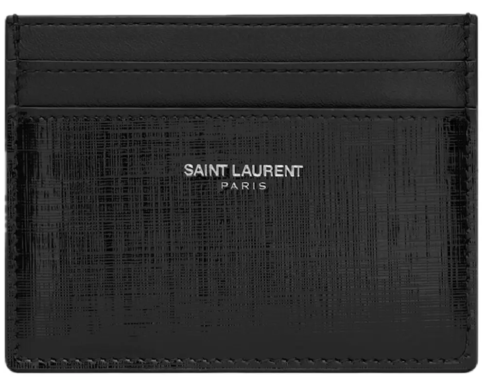 Ví Saint Laurent Paris Card Case ‘Black’ 375946AAC691000