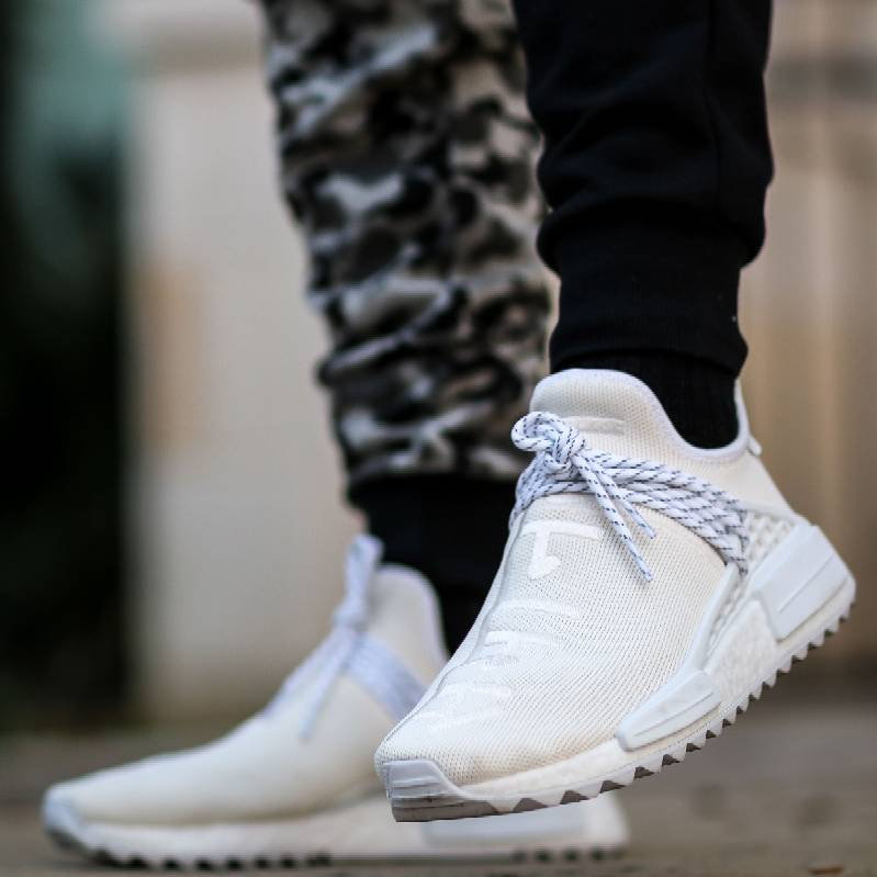 Giày Adidas Pharrell x NMD Human Race Trail ‘Blank Canvas’ AC7031 - Ảnh 2