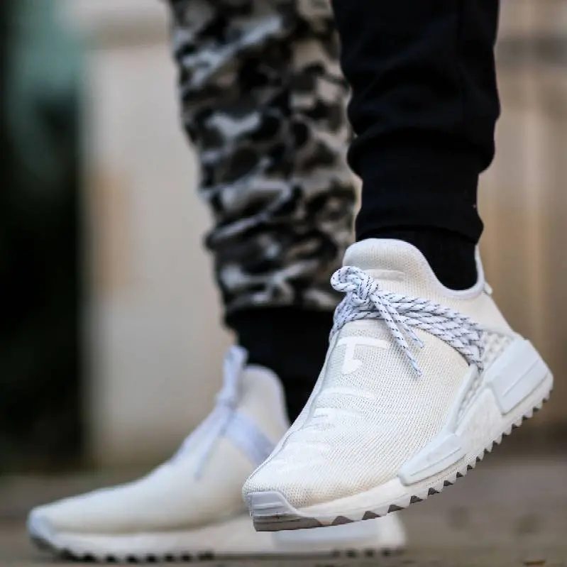 Alternative view of Giày Adidas Pharrell x NMD Human Race Trail ‘Blank Canvas’ AC7031