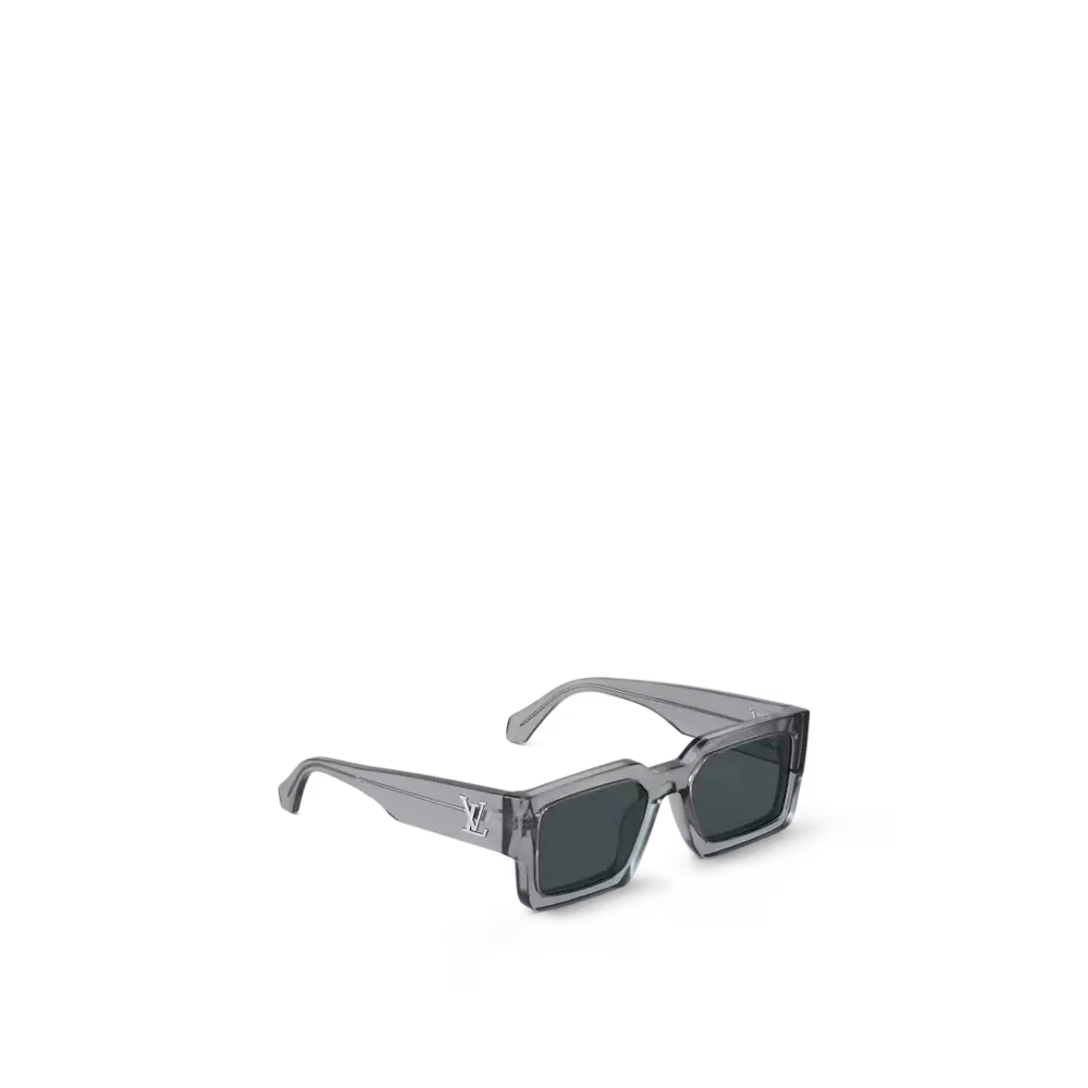 Kính Louis Vuitton LV Clash Low Square Sunglasses ‘Grey’ Z2076W - Ảnh 4