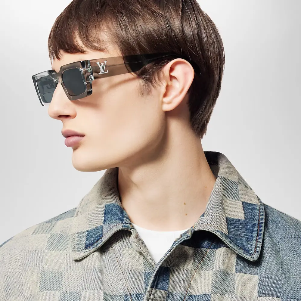 Alternative view of Kính Louis Vuitton LV Clash Low Square Sunglasses ‘Grey’ Z2076W