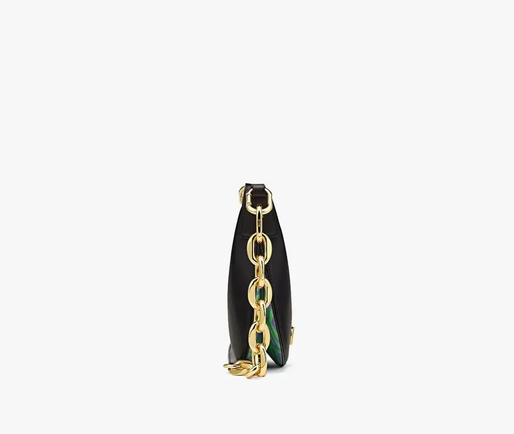 Alternative view of Túi MCM Mode Travia Crescent Hobo ‘Black’ MWHCSLM01BK001