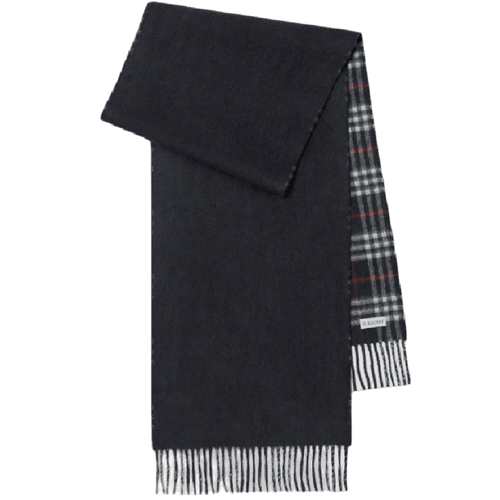 Khăn Burberry Reversible Check ‘Navy’ 221BA014-3066-180