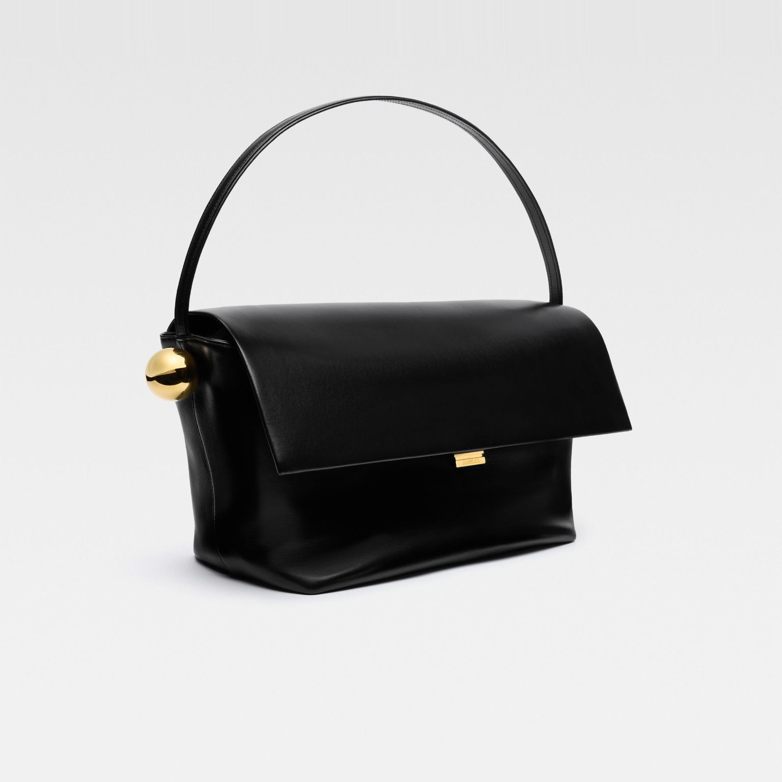 Túi Jacquemus Large Rond ‘Black’ 243BA384-3173-990 - Ảnh 3