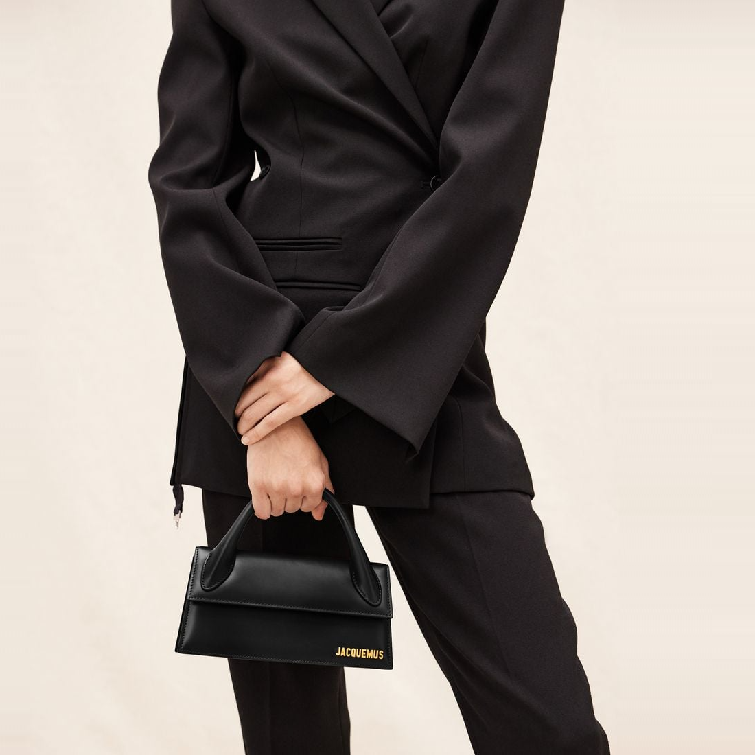 Túi Jacquemus Le Chiquito Long ‘Black’ 213BA004-3000-990 - Ảnh 3