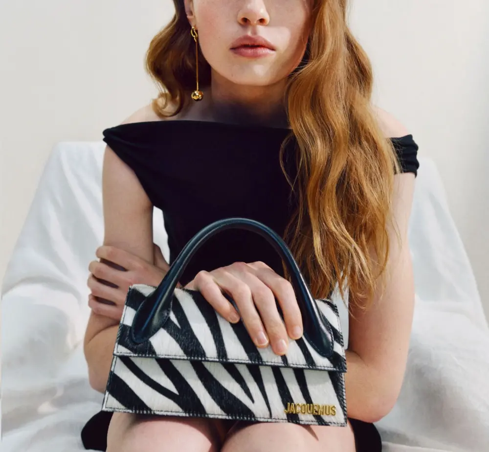 Alternative view of Túi Jacquemus The Long Chiquito ‘Zebra’ 213BA004-3209-9DZ