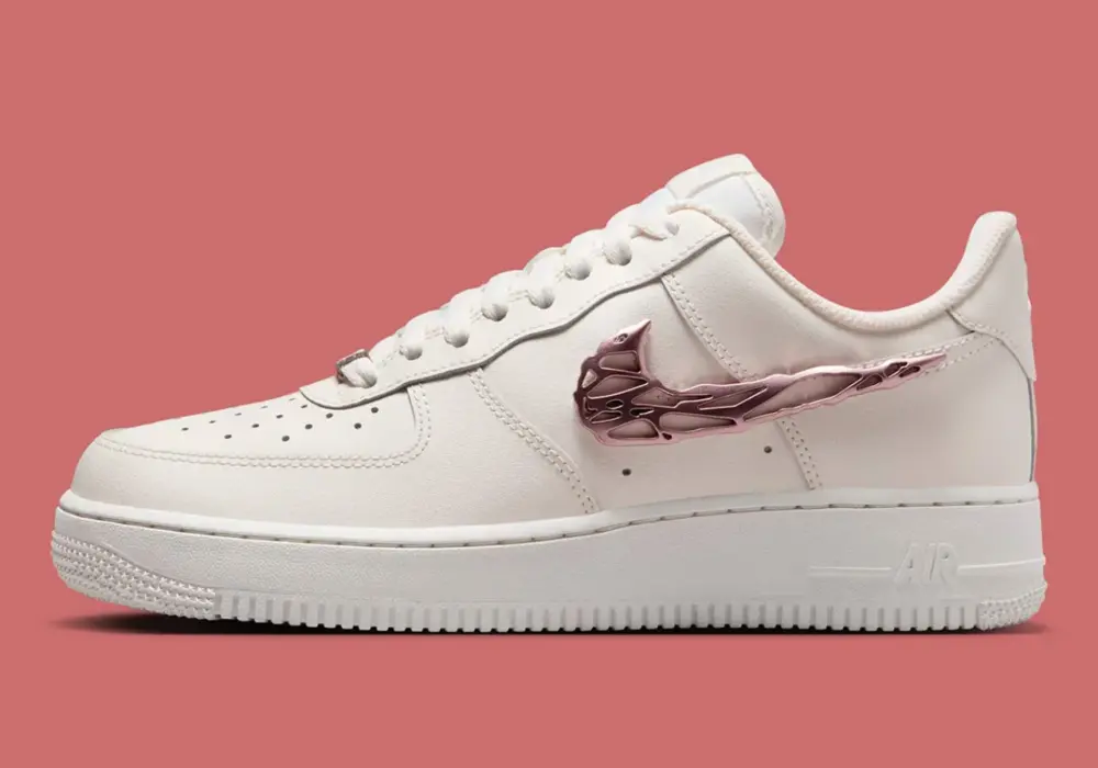 Giày Nike Air Force 1 Low 'Liquid Metal Swoosh Metallic Pink' IF1686-161 - Ảnh 8