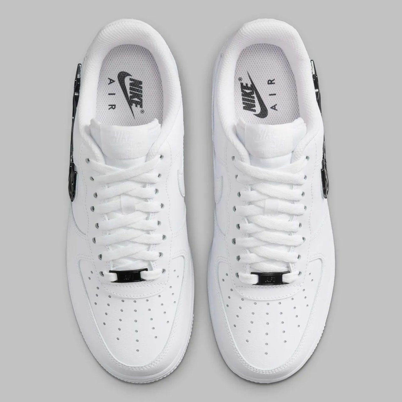 Giày Nike Air Force 1 Low Liquid Metal Swoosh IF1686-101 - Ảnh 7