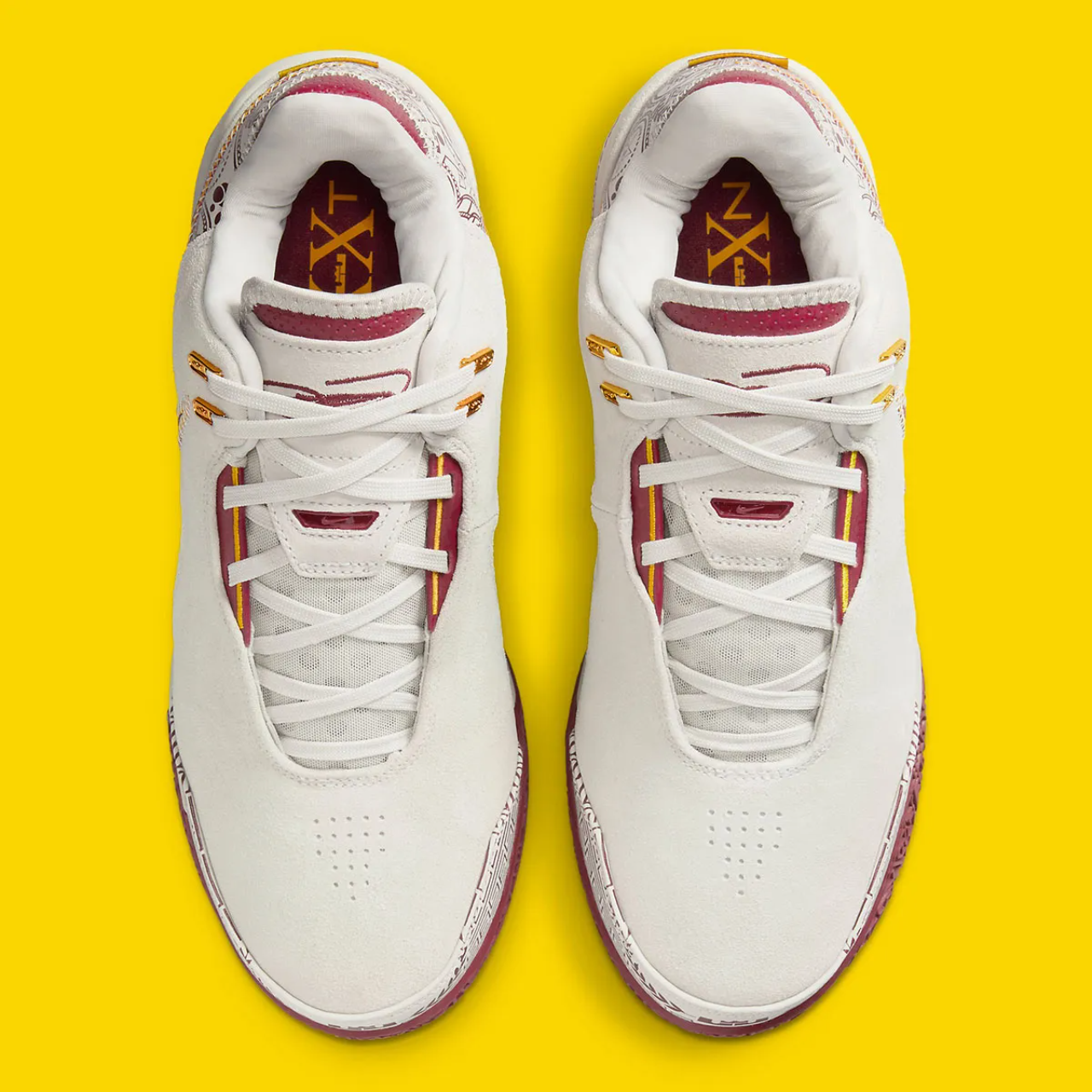 Giày Nike Zoom LeBron NXXT Gen AMPD 'Cavaliers' FZ7888-001 - Ảnh 4