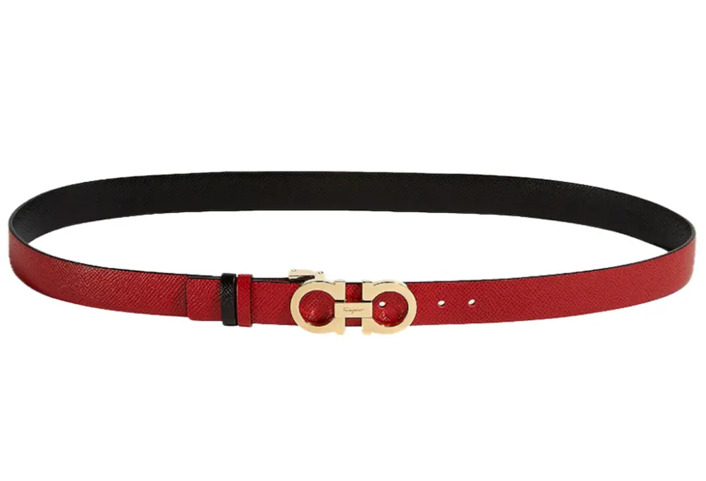 Thắt Lưng Salvatore Ferragamo Gancini Belt ‘Red’ 23A565-674556