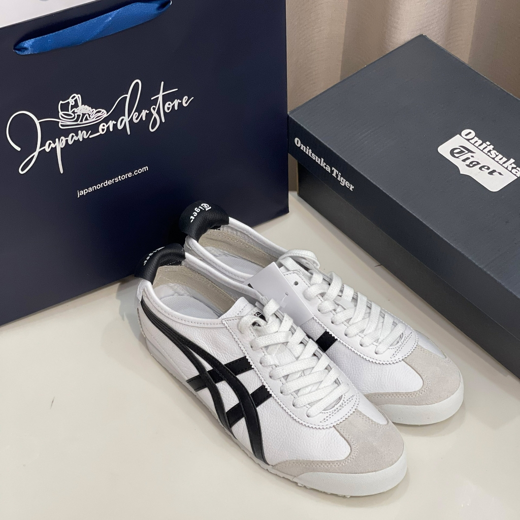 Giày Onitsuka Tiger Mexico 66 'White Black' 1183A201-126 - Ảnh 9