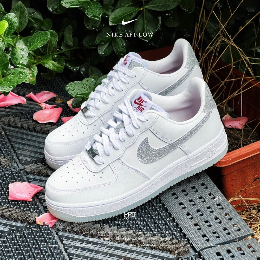 Giày Nike Air Force 1 Low '07 LX Glitter 'Swoosh White' HQ3461-191 - Ảnh 7