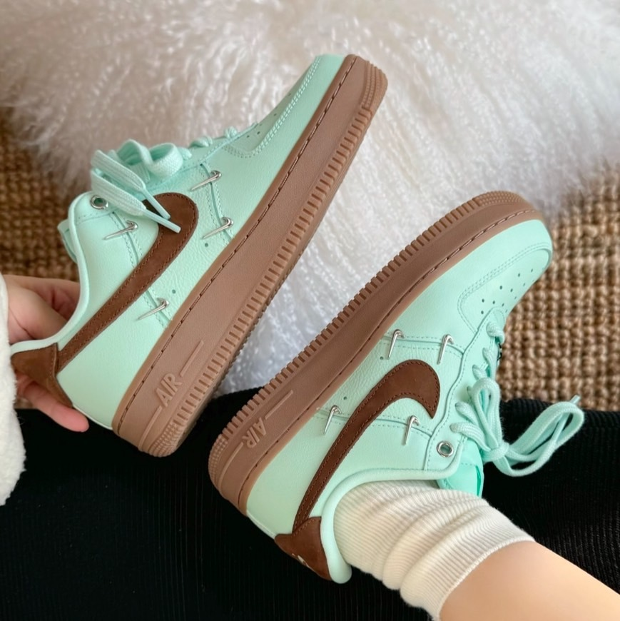Alternative view of Giày Nike Air Force 1 Low '07 LX Mint Foam Cacao Wow Mini Swoosh IB8894-329