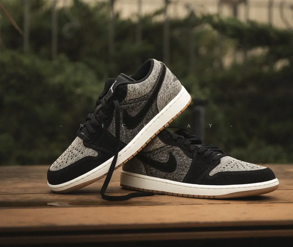 Giày Nike Air Jordan 1 Low SE ‘Black Denim’ HJ4360-001 - Ảnh 3