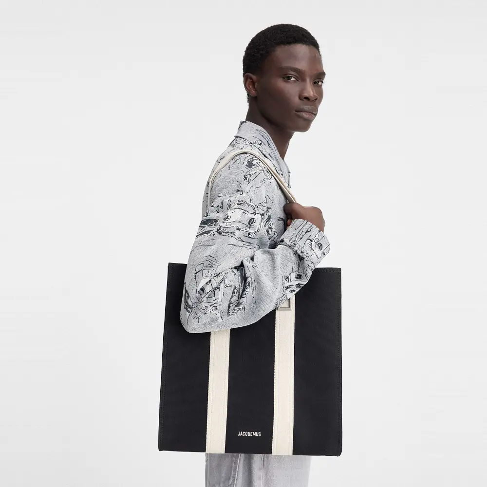 Alternative view of Túi Jacquemus Cuerda Shopper ‘Black’ 236BA305-3137-990