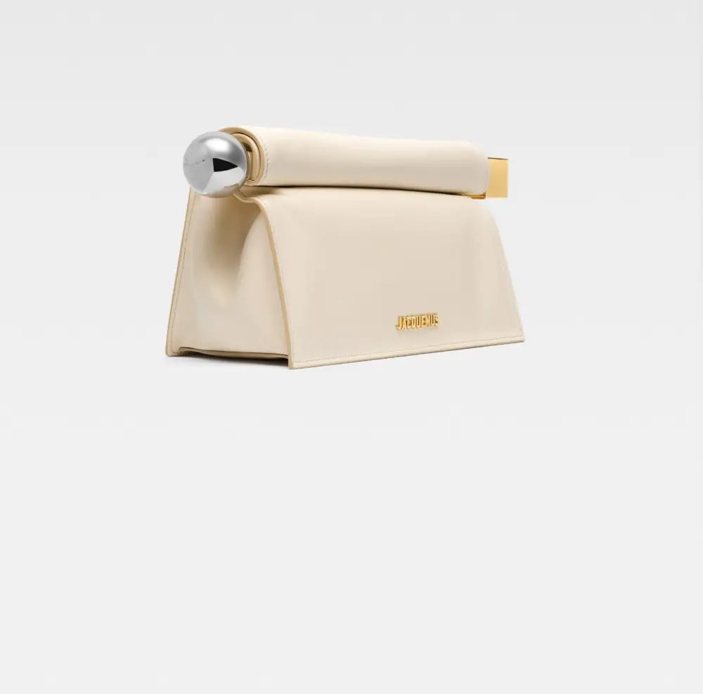 Túi Jacquemus Rond Carré ‘Ivory’ 233BA356-3171-115 - Ảnh 3