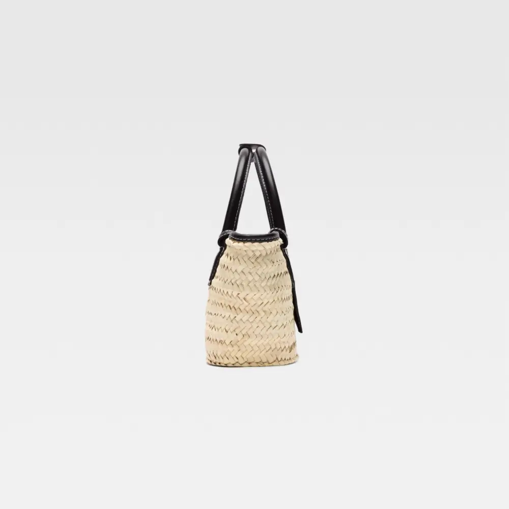 Túi Jacquemus Soli Basket ‘Black’ 223BA044-3060-990 - Ảnh 3