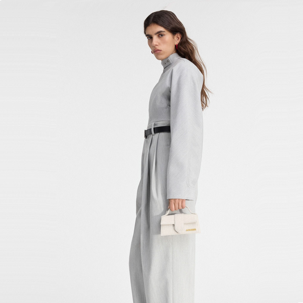 Túi Jacquemus The Bambino ‘Light Greige’ 213BA006-3071-140 - Ảnh 2