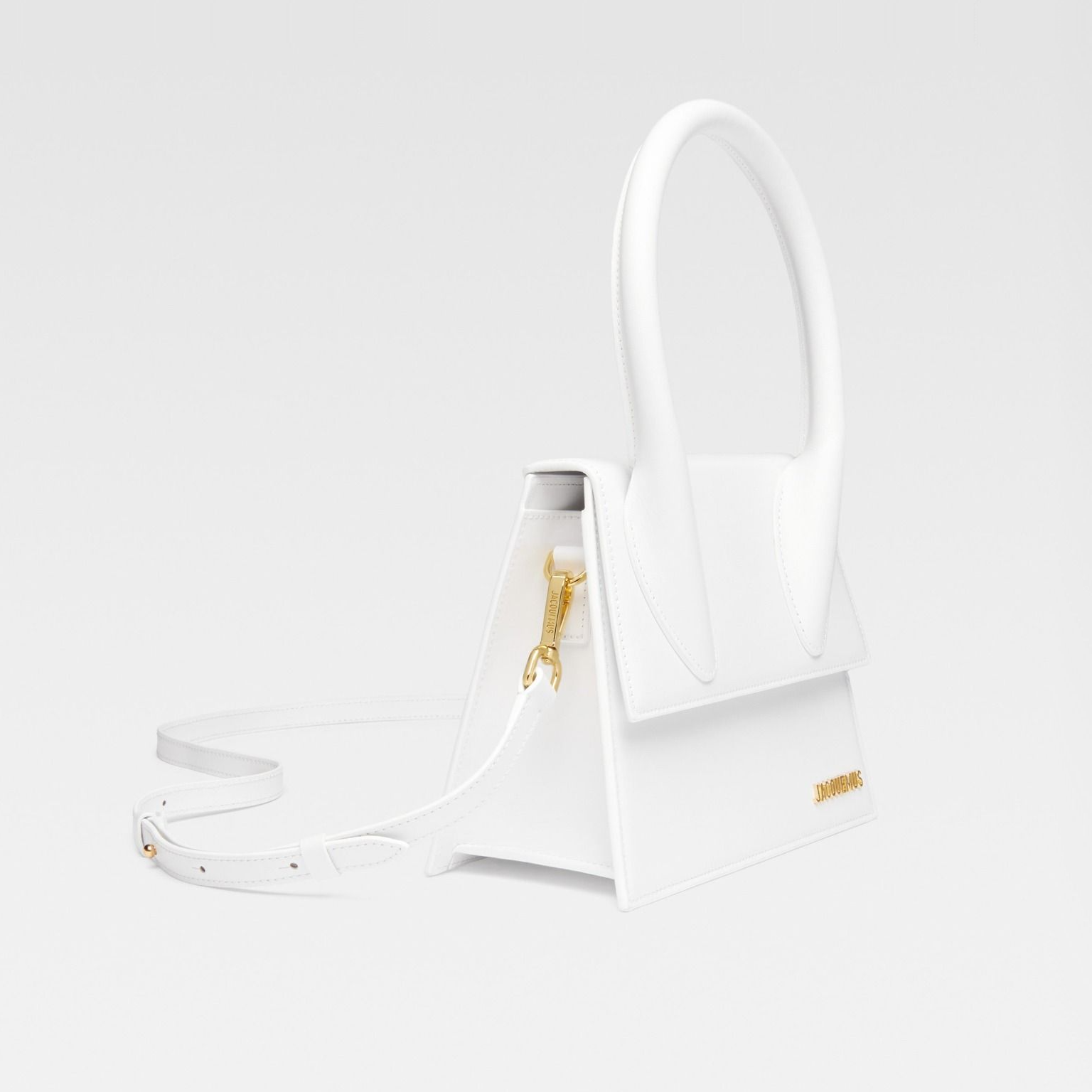 Túi Jacquemus The Large ‘White’ 213BA003-3000-100 - Ảnh 3