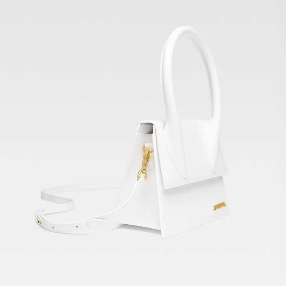 Túi Jacquemus The Large ‘White’ 213BA003-3000-100 - Ảnh 3