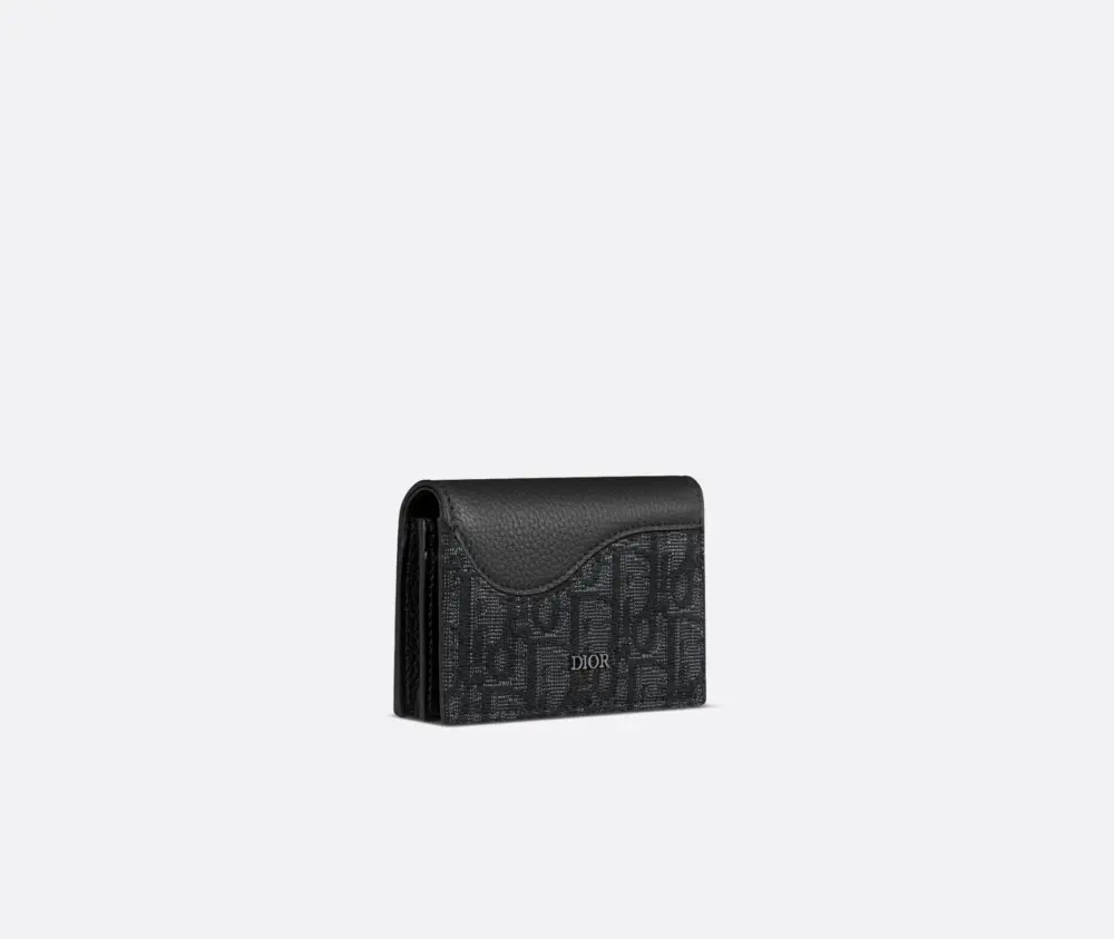 Alternative view of Ví Dior Saddle Business Card Holder ‘Black’ 2ADCH166YKS-H03E