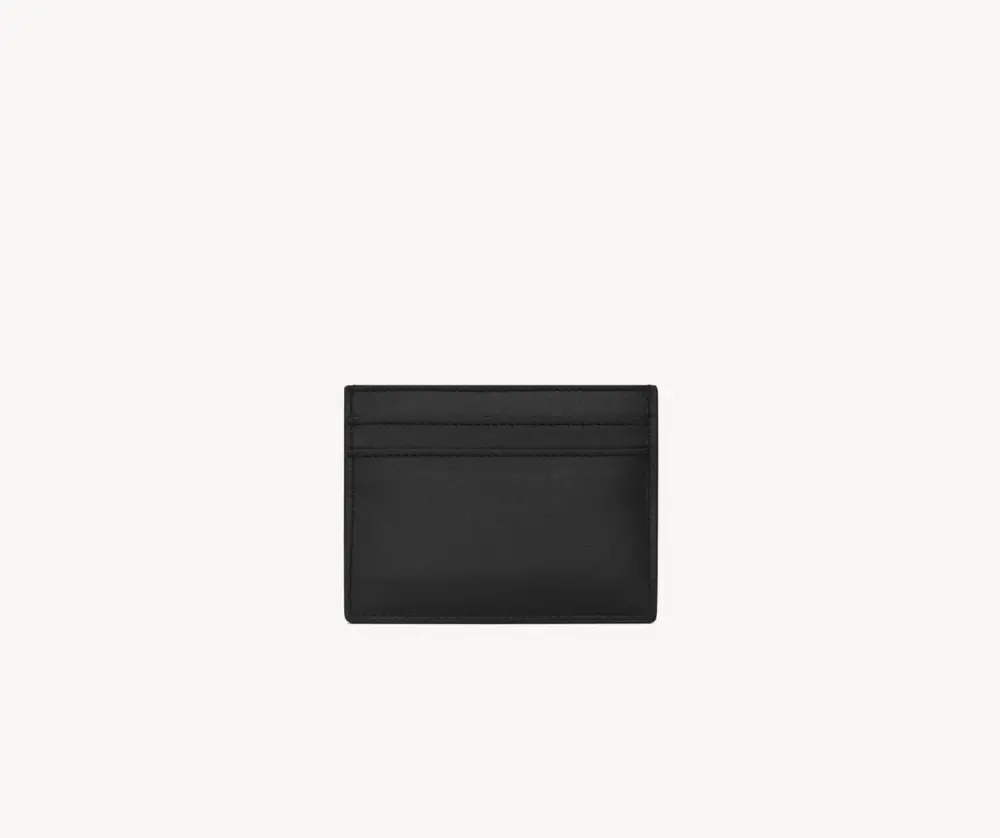 Alternative view of Ví Saint Laurent Cassandre Card Case ‘Black’ 4856310SX0E1000